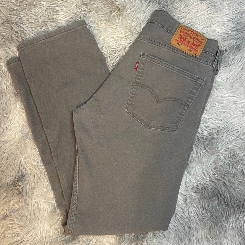 Mens Levi 513 jeans gray 32x32